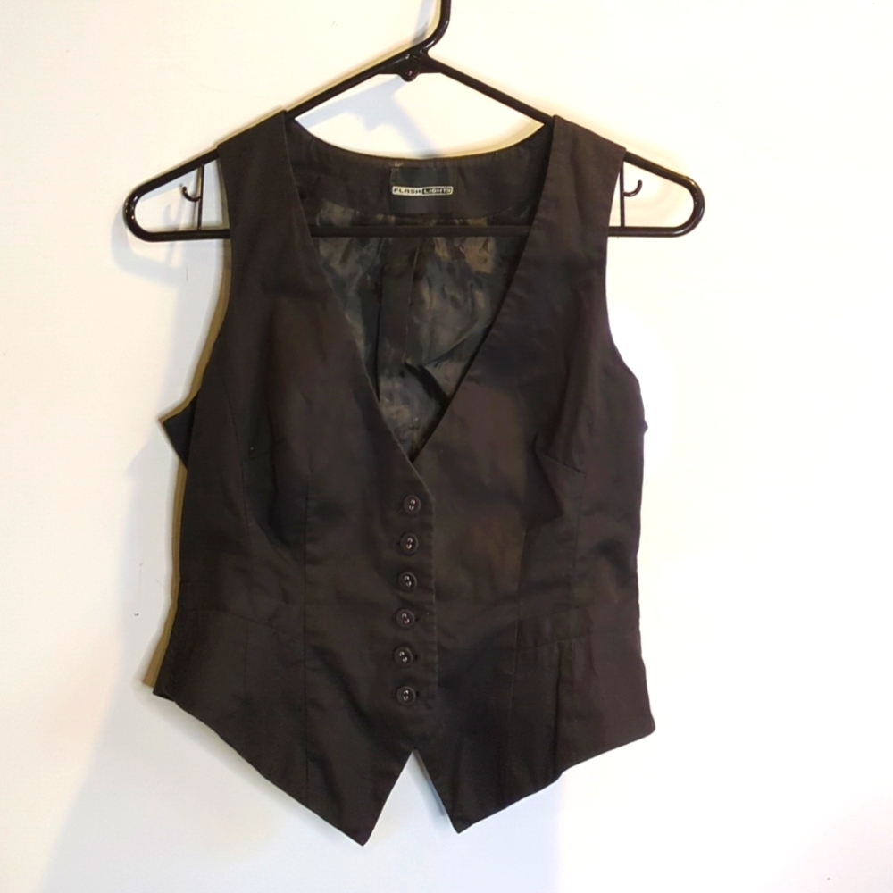 Women's Flashlights black vest in Size 4